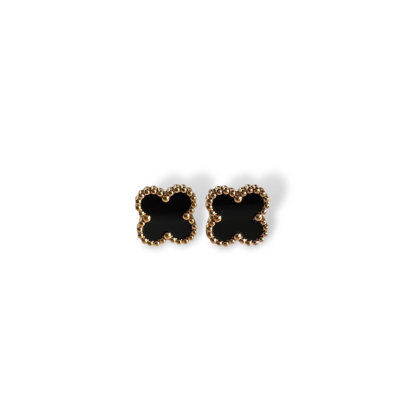Black Tulip Earrings